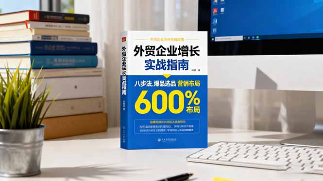 外贸企业增长实战指南，八步法、爆品选品、营销布局，业绩增长300%-南友云赚