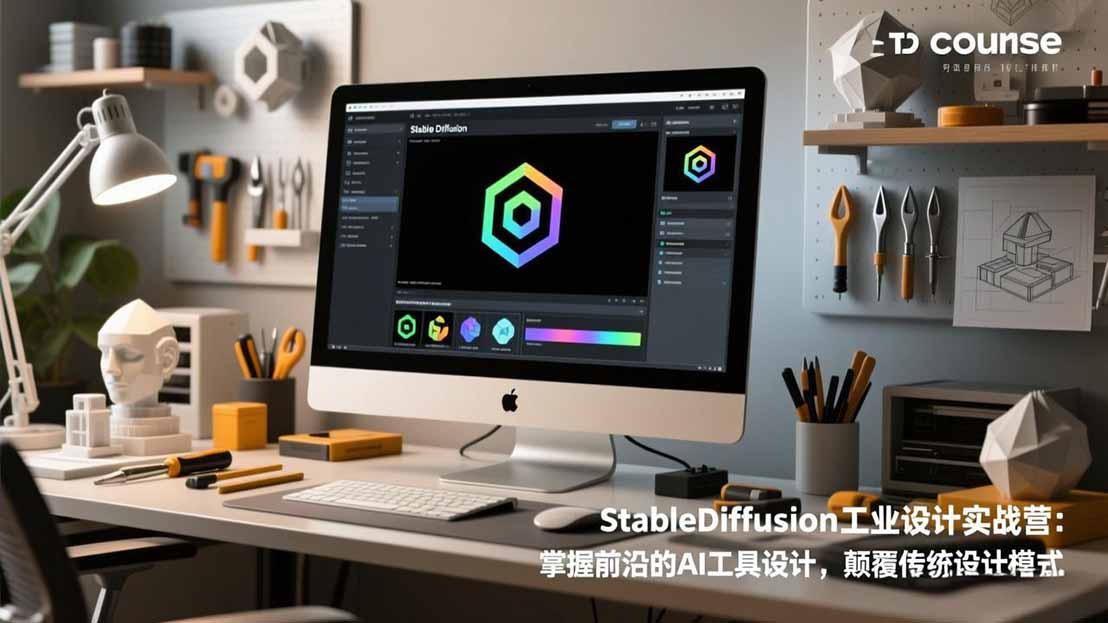 StableDiffusion工业设计实战营：掌握前沿的AI工具设计，颠覆传统设计模式-南友云赚