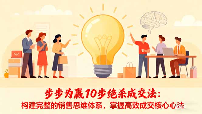 083a7e0d436dc1dd26c4c75a40c55cb3.jpeg 步步为赢10步绝杀成交法:构建完整的销售思维体系,掌握高效成交核心心法