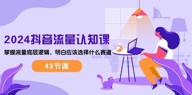 2024抖音流量·认知课：掌握流量底层逻辑，明白应该选择什么赛道 (43节课-南友云赚