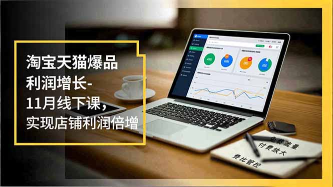 淘宝天猫爆品利润增长-11月线下课，免费流量、付费放大、费比管控，实现店铺利润倍增-南友云赚