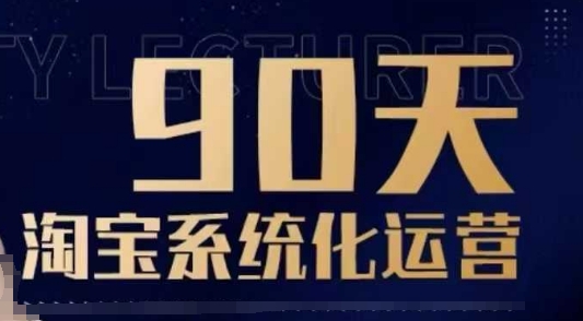 90天淘宝系统化运营，从入门到精通-南友云赚