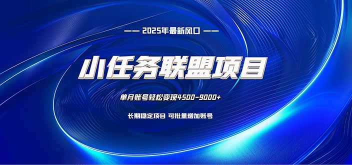 小任务联盟项目：一台电脑每天只需10分钟，轻松简单稳定-南友云赚