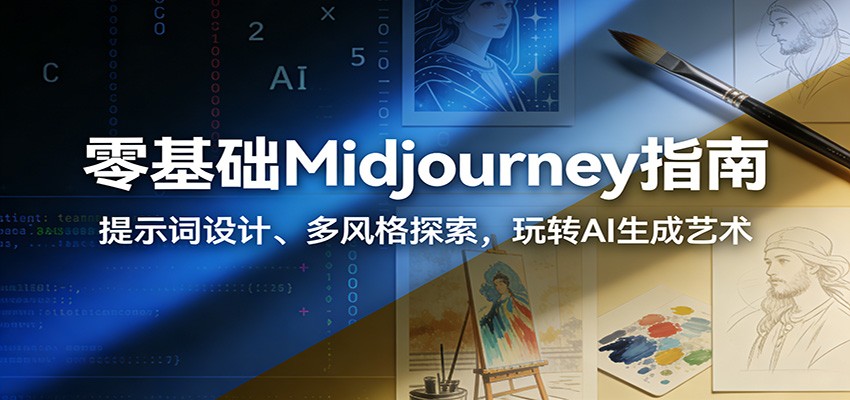 零基础Midjourney指南：提示词设计、多风格探索，玩转AI生成艺术-南友云赚