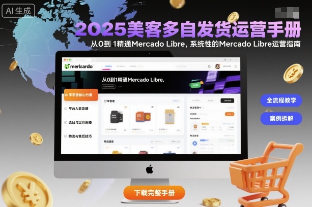 2025美客多自发货运营手册：从0到1精通Mercado Libre，系统性的Mercado Libre运营指南-南友云赚