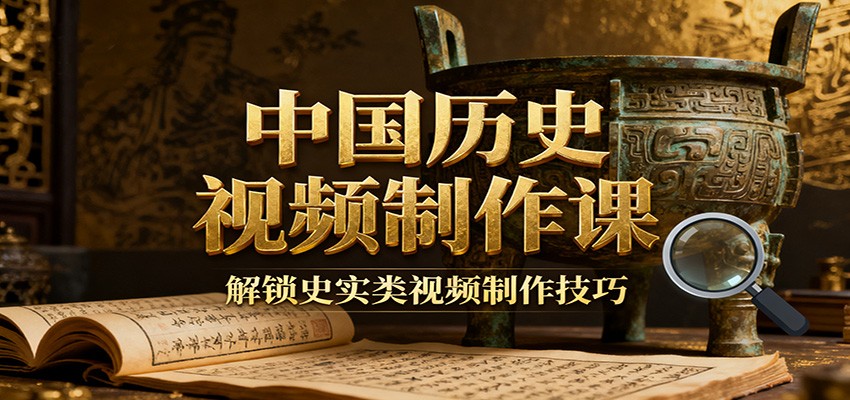 中国历史视频制作课:疆域地图集+参考文案+练习素材,解锁史实类视频制作技巧-南友云赚