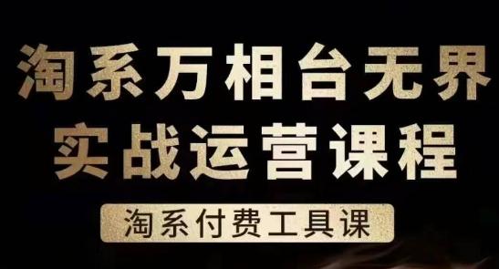 淘系万相台无界实战运营课，淘系付费工具课-南友云赚