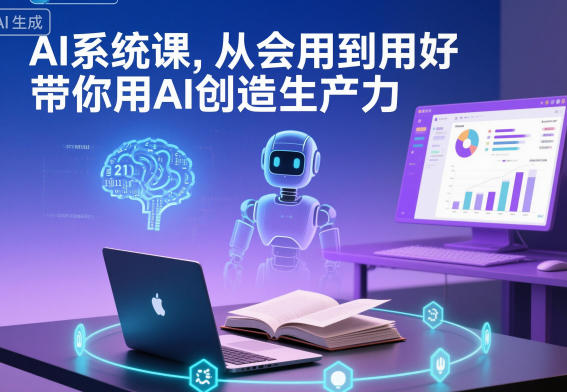 2e8bd344e0b9de8fa9fb77f97e6ef598.jpeg AI系统课,从会用到用好,带你用AI创造生产力