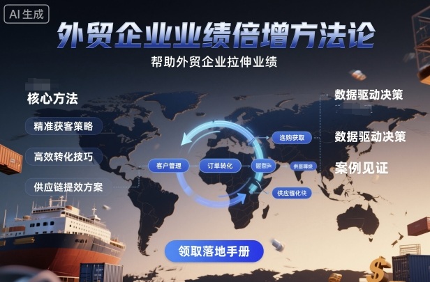 33a15ec53114bf9e6ee51338a61afe73.jpeg 外贸企业业绩倍增方法论,帮助外贸企业拉伸业绩