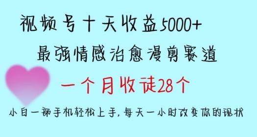 360e1643a1f4698f4208ff00ffe92c3d.jpeg 十天收益5000+,多平台捞金,视频号情感治愈漫剪,一个月收徒28个,小白一部手机轻松上手【揭秘】