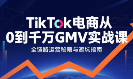 三千老师·TikTok电商从0到千万GMV实战课-南友云赚