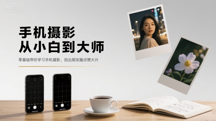 41fbdb463bc85d44f330a3ac15e195c5.jpeg 手机摄影从小白到大师,零基础带你学习手机摄影,拍出朋友圈点赞大片