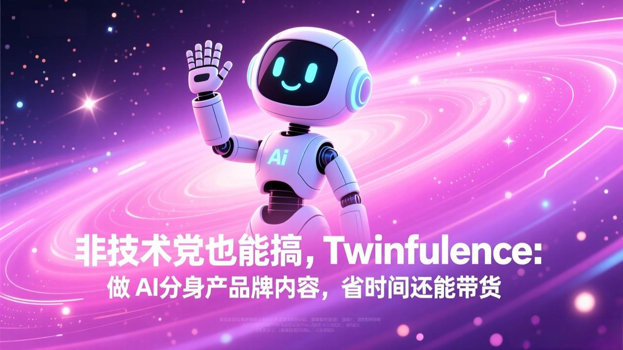 非技术党也能搞!Twinfluence:做 AI 分身产品牌内容,省时间还能带货-南友云赚