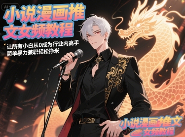 4bb005c87ae0362a399efabbca5467a2.jpeg 小说漫画推文女频教程,让所有小白从0成为行业内高手,简单暴力兼职轻松挣米