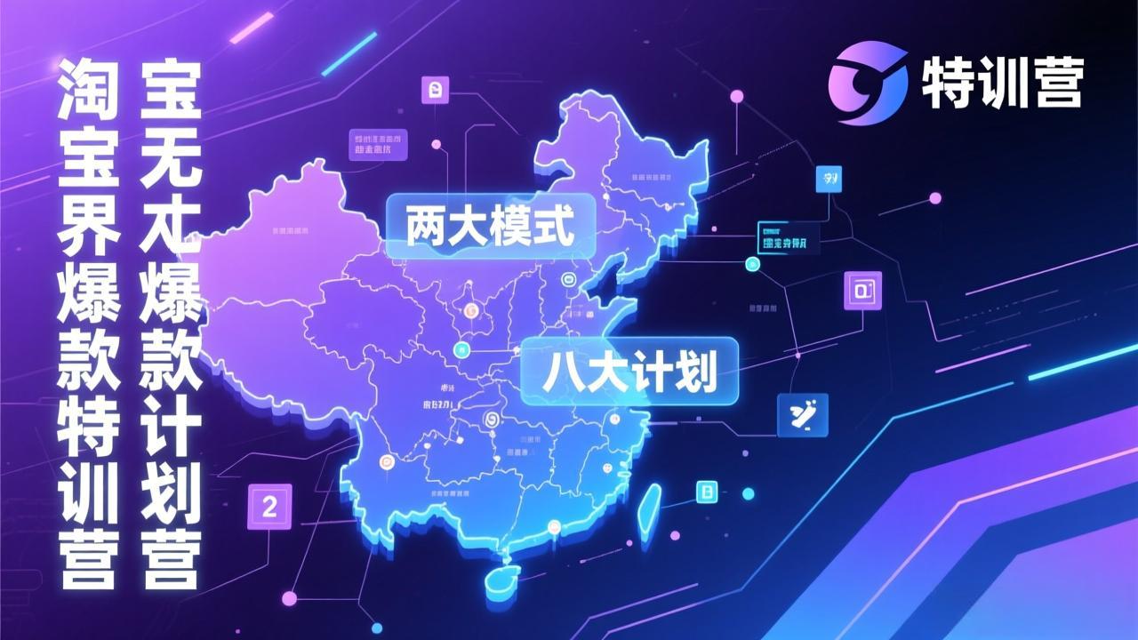 淘宝无界爆款训练营：2026年1月杭州线下高端集训课，3天构建两大模式八大计划体系-南友云赚