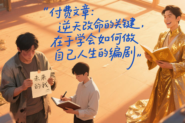 付费文章：逆天改命的关键，在于学会如何做自己人生的编剧-南友云赚