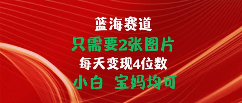 只需要2张图片 每天变现4位数 小白 宝妈均可-南友云赚