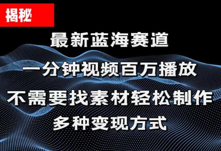 揭秘！一分钟教你做百万播放量视频，条条爆款，各大平台自然流，轻松月…-南友云赚