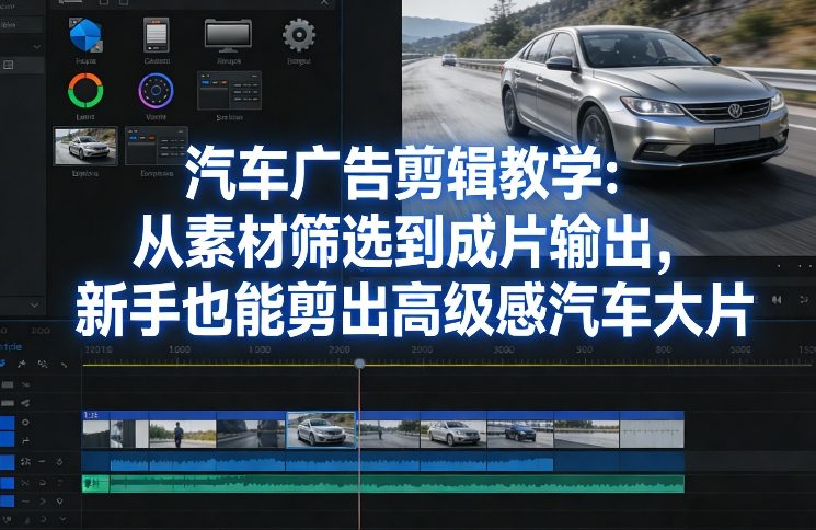 5d9e8dd7fc120c953d07404832adb087.jpeg 汽车广告剪辑教学:从素材筛选到成片输出,新手也能剪出高级感汽车大片