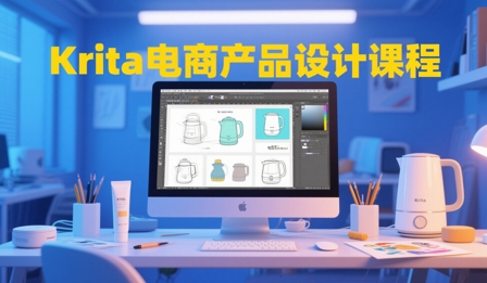 大梦老师·Krita电商产品设计课程-南友云赚