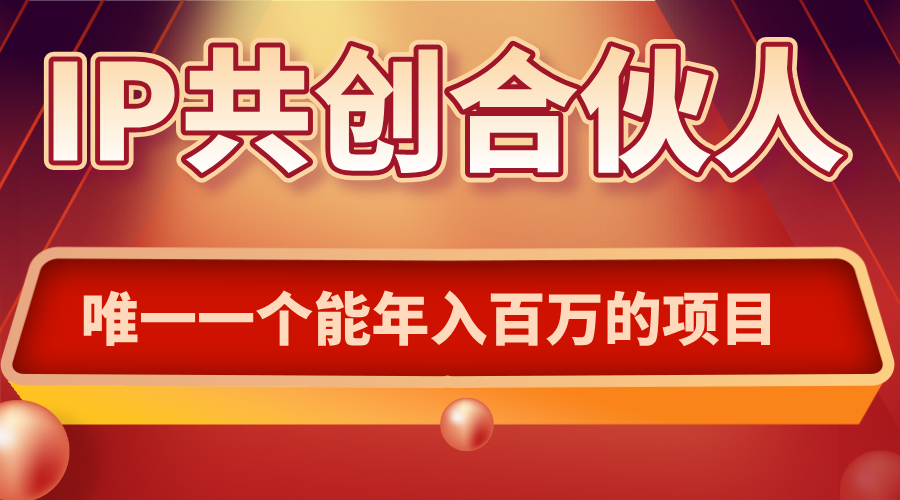 如何通过IP共创合伙人一起合伙“卖项目”-南友云赚