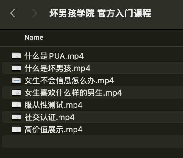 坏男孩学院 官方入门课程-南友云赚