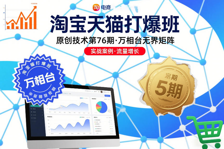 淘宝天猫打爆班原创技术第76期，万相台无界矩阵-南友云赚