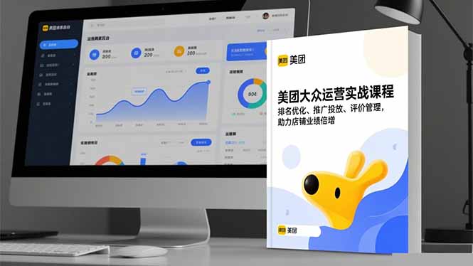 美团大众运营实战课程，排名优化、推广投放、评价管理，助力店铺业绩倍增-南友云赚