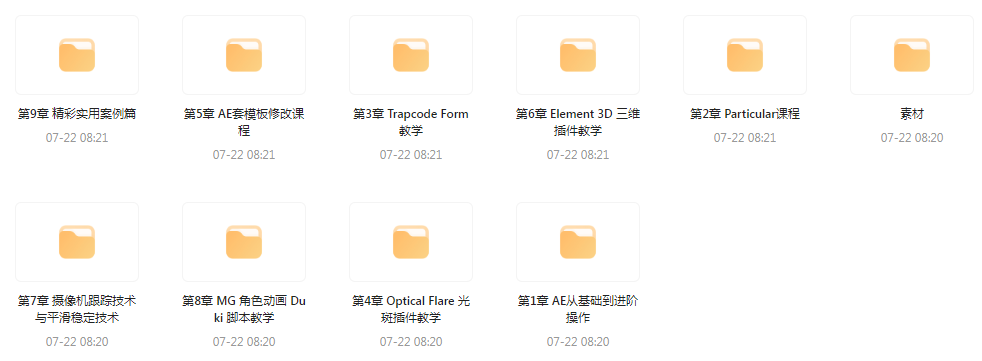 AE从0基础到大神视频课(带素材)-南友云赚