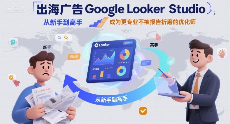 7a2022b750a6ccb73a7de8c15d356cbe.jpeg 出海广告Google Looker Studio从新手到高手,成为更专业不被报告折磨的优化师