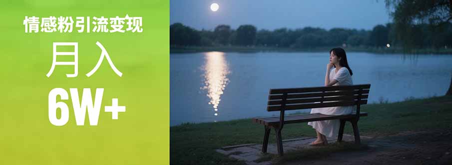 情感粉引流变现实操课：单月变现6w+，情感粉引流变现实操课-南友云赚