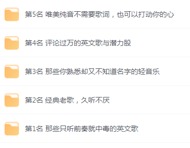 【无损音乐分享】网易云音乐收藏榜单前五名合集 精选好歌-南友云赚