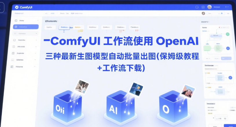 83493848d1ae0e4a17681d86f5683d7f.jpeg ComfyUI 工作流使用 OpenAI 三种最新生图模型自动批量出图(保姆级教程+工作流下载)