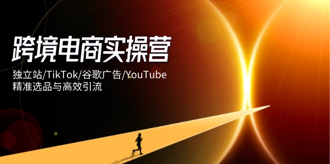 跨境电商实操营：独立站/TikTok/谷歌广告/YouTube，精准选品与高效引流-南友云赚