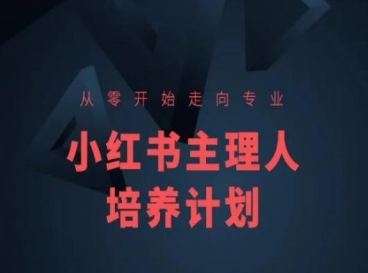 小红书课程简化版，从零开始走向专业，小红书主理人培养计划-南友云赚