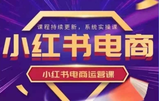 小红书电商运营实操课，​新手从0~1落地实操-南友云赚