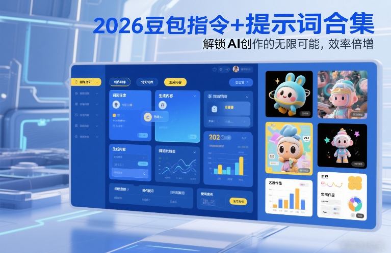 2026豆包指令+提示词合集，解锁AI创作的无限可能，效率倍增-南友云赚