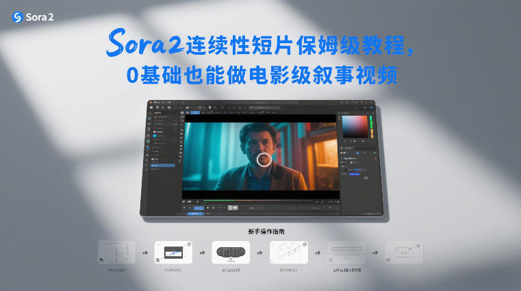 Sora2连续性短片保姆级教程，0基础也能做电影级叙事视频-南友云赚