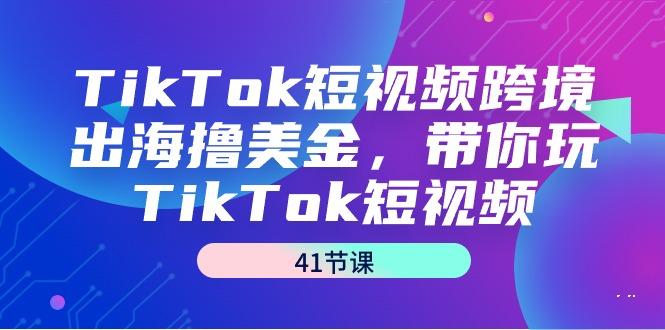 TikTok短视频跨境出海撸美金，带你玩TikTok短视频(41节课)-南友云赚