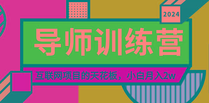 《导师训练营》精准粉丝引流的天花板，小白月入2w-南友云赚