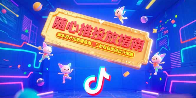 98beb351767d8228be27f648f435ed86.jpeg 随心推投放指南,脚本设计加数据监测,三阶段自然流拉升策略