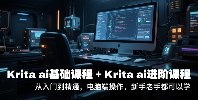 9f5c71b0c27deec96cc314ea862a124d.jpeg krita ai基础课程+Krita ai进阶课程,从入门到精通,电脑端操作,新手老手都可以学