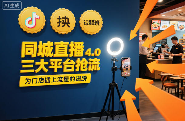 同城直播实操班4.0，三大平台抢流，为门店插上流量的翅膀-南友云赚