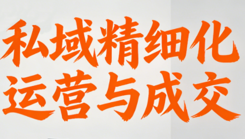 楚老师·私域精细化运营与成交-南友云赚