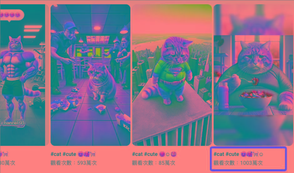 AI貓咪剧情号，30天涨粉100w，制作简单，一个视频全网分发，轻松月入1W+