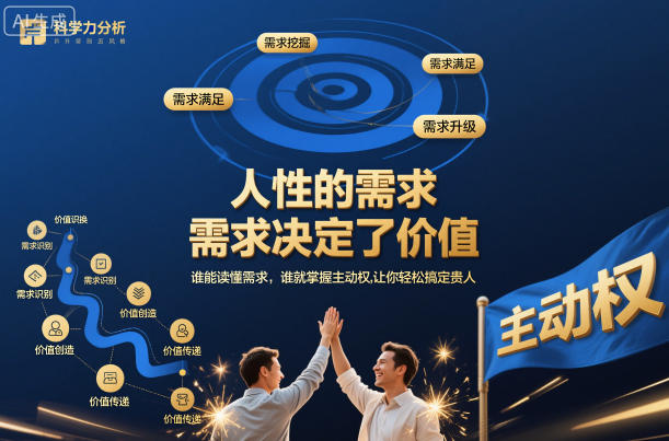 人性的需求，需求决定了价值，谁能读懂需求，谁就掌握主动权，让你轻松搞定贵人【文档】-南友云赚