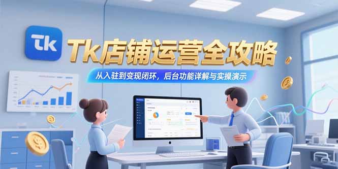 ac200cc0cdf9a064284dc07ef6cbffe9.jpeg Tk店铺运营全攻略,从入驻到变现闭环,后台功能详解与实操演示