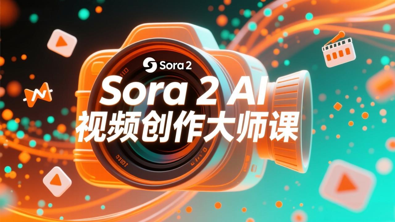 如何利用Sora 2创建流行AI人工智能视频大师班教程：掌握创作全流程，产出百万播放内容-南友云赚