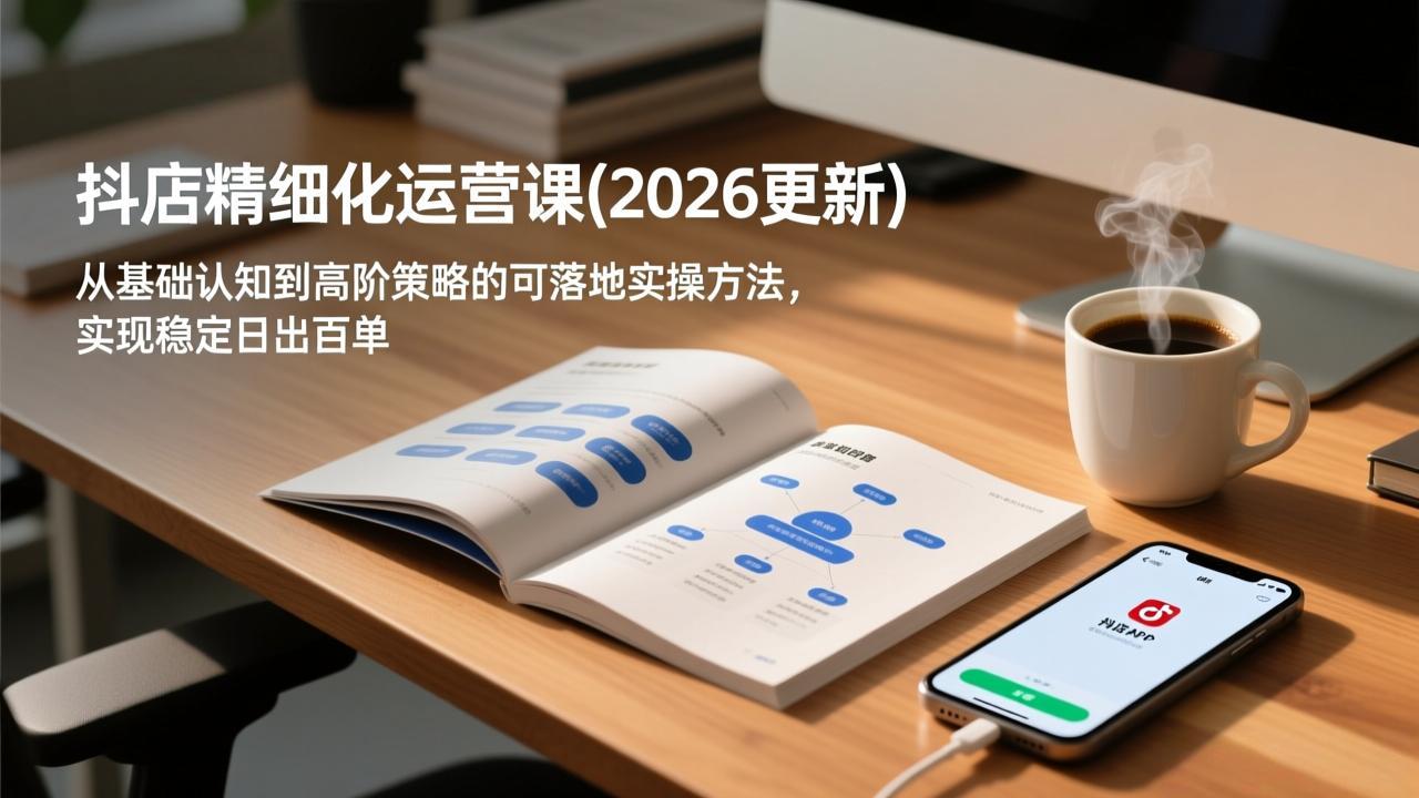抖店精细化运营课(2026更新-南友云赚