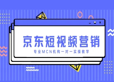 京东短视频营销项目，专业MCN机构一对一实操教学-南友云赚